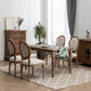 Country Solid Wood Dining Table Set with 4 Legs Base Dining Room Furniture for Home Use Clearhalo 'Dining Room Sets' 'Dining Tables & Seating' 'dining_room_set' 'furn' 'furn_dining_room_set' 'Furniture' 'furniture_dining_room_set' 'Kitchen & Dining Furniture' 'kitchen&dining_furn' 'kitchen' 3407331