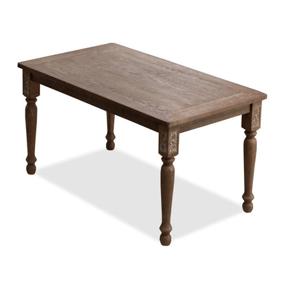 Country Solid Wood Dining Table Set with 4 Legs Base Dining Room Furniture for Home Use Table Only Clearhalo 'Dining Room Sets' 'Dining Tables & Seating' 'dining_room_set' 'furn' 'furn_dining_room_set' 'Furniture' 'furniture_dining_room_set' 'Kitchen & Dining Furniture' 'kitchen&dining_furn' 'kitchen' 3407332