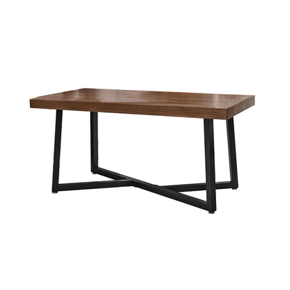 Modern Kitchen Dining Room Set with Wood Top and Trestle Base Furniture for Home Use Table Only Clearhalo 'Dining Room Sets' 'Dining Tables & Seating' 'dining_room_set' 'furn' 'furn_dining_room_set' 'Furniture' 'furniture_dining_room_set' 'Kitchen & Dining Furniture' 'kitchen&dining_furn' 'kitchen' 3407358