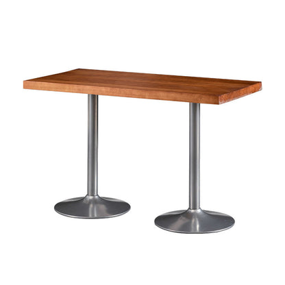 Industrial Wooden Dining Room Set with Rectangle Table and Iron Base Kitchen Table Set Table Only Clearhalo 'Dining Room Sets' 'Dining Tables & Seating' 'dining_room_set' 'furn' 'furn_dining_room_set' 'Furniture' 'furniture_dining_room_set' 'Kitchen & Dining Furniture' 'kitchen&dining_furn' 'kitchen' 3407377