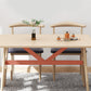 Contemporary Wood Rectangle Shape Dining Furniture 4 Legs Table Formal for Dining Room Clearhalo 'Dining Room Sets' 'Dining Tables & Seating' 'dining_room_set' 'furn' 'furn_dining_room_set' 'Furniture' 'furniture_dining_room_set' 'Kitchen & Dining Furniture' 'kitchen&dining_furn' 'kitchen' 3407416
