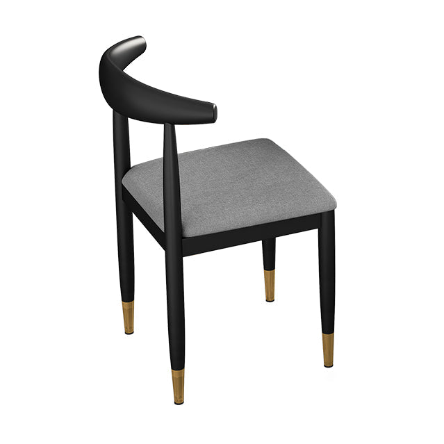 Modern Style Kitchen Rectangle Shape Dining Set Sintered Stone Standard Dining Set in Black Clearhalo 'Dining Room Sets' 'Dining Tables & Seating' 'dining_room_set' 'furn' 'furn_dining_room_set' 'Furniture' 'furniture_dining_room_set' 'Kitchen & Dining Furniture' 'kitchen&dining_furn' 'kitchen' 3407582