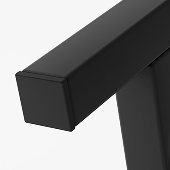 Modern Style Kitchen Rectangle Shape Dining Set Sintered Stone Standard Dining Set in Black Clearhalo 'Dining Room Sets' 'Dining Tables & Seating' 'dining_room_set' 'furn' 'furn_dining_room_set' 'Furniture' 'furniture_dining_room_set' 'Kitchen & Dining Furniture' 'kitchen&dining_furn' 'kitchen' 3407586