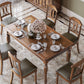 Traditional Solid Wood Dining Set Standard Height with Rectangle Top Dining¬†Room¬†Set Clearhalo 'Dining Room Sets' 'Dining Tables & Seating' 'dining_room_set' 'furn' 'furn_dining_room_set' 'Furniture' 'furniture_dining_room_set' 'Kitchen & Dining Furniture' 'kitchen&dining_furn' 'kitchen' 3407598