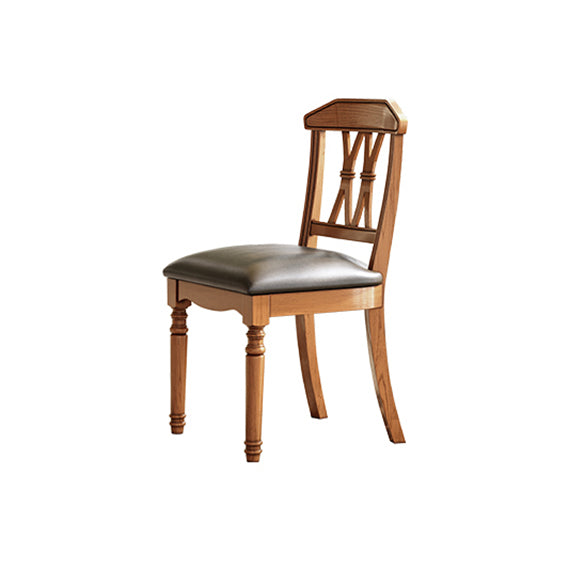 Traditional Solid Wood Dining Set Standard Height with Rectangle Top Dining¬†Room¬†Set Clearhalo 'Dining Room Sets' 'Dining Tables & Seating' 'dining_room_set' 'furn' 'furn_dining_room_set' 'Furniture' 'furniture_dining_room_set' 'Kitchen & Dining Furniture' 'kitchen&dining_furn' 'kitchen' 3407599