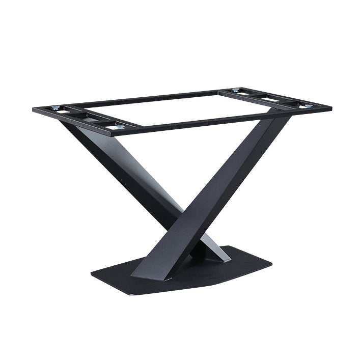 Sintered Stone Dining Room Set Contemporary with Rectangular Dining Table and Chairs Clearhalo 'Dining Room Sets' 'Dining Tables & Seating' 'dining_room_set' 'furn' 'furn_dining_room_set' 'Furniture' 'furniture_dining_room_set' 'Kitchen & Dining Furniture' 'kitchen&dining_furn' 'kitchen' 3413388