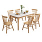 Modern Sintered Stone Dining Table¬†Set for 4/6 Dining Set with Rectangle Table and Windsor Chairs 7 Piece Set Clearhalo 'Dining Room Sets' 'Dining Tables & Seating' 'dining_room_set' 'furn' 'furn_dining_room_set' 'Furniture' 'furniture_dining_room_set' 'Kitchen & Dining Furniture' 'kitchen&dining_furn' 'kitchen' 3413442
