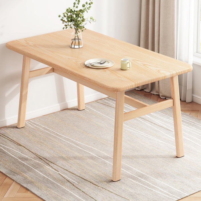 Modern MDF Top Rectangle Shape Dining Set Standard Brown Dining Set With 4 Legs Table Wood Table Only Clearhalo 'Dining Room Sets' 'Dining Tables & Seating' 'dining_room_set' 'furn' 'furn_dining_room_set' 'Furniture' 'furniture_dining_room_set' 'Kitchen & Dining Furniture' 'kitchen&dining_furn' 'kitchen' 3413524