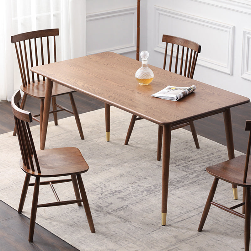 Modern Style Solid Wood Dining Sets with Rectangle Table Dining Furniture for Dining Room Clearhalo 'Dining Room Sets' 'Dining Tables & Seating' 'dining_room_set' 'furn' 'furn_dining_room_set' 'Furniture' 'furniture_dining_room_set' 'Kitchen & Dining Furniture' 'kitchen&dining_furn' 'kitchen' 3413579