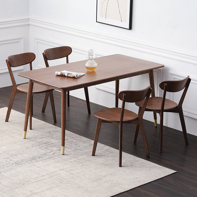 Modern Style Solid Wood Dining Sets with Rectangle Table Dining Furniture for Dining Room Clearhalo 'Dining Room Sets' 'Dining Tables & Seating' 'dining_room_set' 'furn' 'furn_dining_room_set' 'Furniture' 'furniture_dining_room_set' 'Kitchen & Dining Furniture' 'kitchen&dining_furn' 'kitchen' 3413595