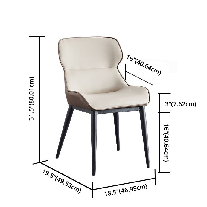 Modern Sintered Stone Table Set of 5/7 with Rectangle Table Dining Set with PU Leather Chairs Clearhalo 'Dining Room Sets' 'Dining Tables & Seating' 'dining_room_set' 'furn' 'furn_dining_room_set' 'Furniture' 'furniture_dining_room_set' 'Kitchen & Dining Furniture' 'kitchen&dining_furn' 'kitchen' 3413629