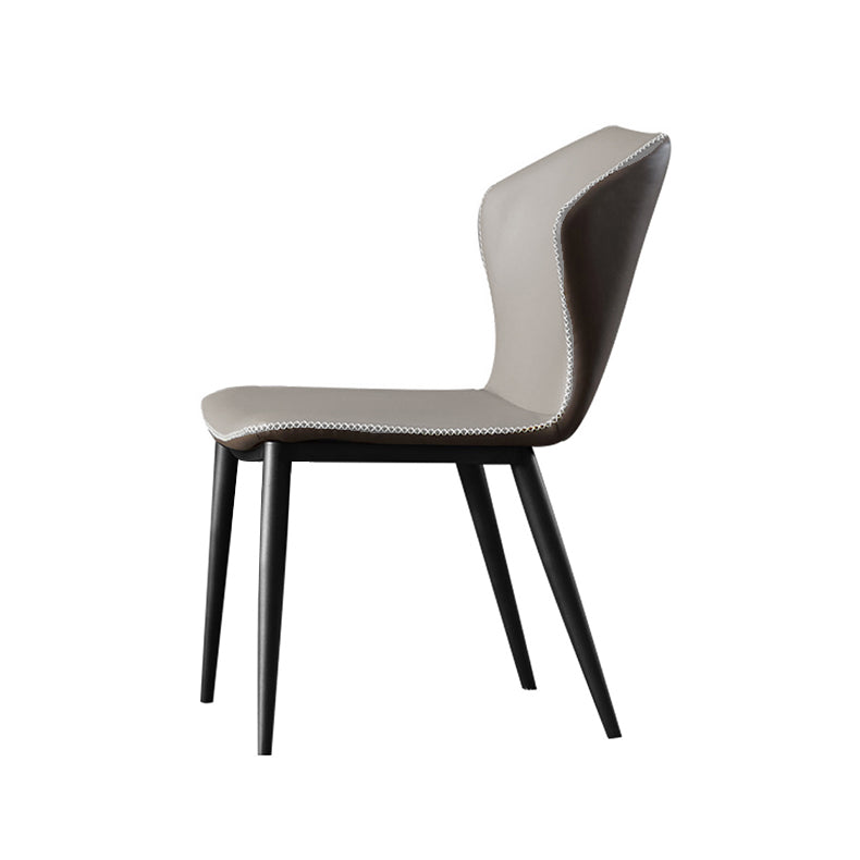 Modern Sintered Stone Table Set of 5/7 with Rectangle Table Dining Set with PU Leather Chairs Clearhalo 'Dining Room Sets' 'Dining Tables & Seating' 'dining_room_set' 'furn' 'furn_dining_room_set' 'Furniture' 'furniture_dining_room_set' 'Kitchen & Dining Furniture' 'kitchen&dining_furn' 'kitchen' 3413662