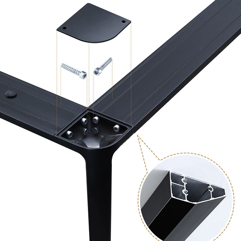 Modern Sintered Stone Table Set of 5/7 with Rectangle Table Dining Set with PU Leather Chairs Clearhalo 'Dining Room Sets' 'Dining Tables & Seating' 'dining_room_set' 'furn' 'furn_dining_room_set' 'Furniture' 'furniture_dining_room_set' 'Kitchen & Dining Furniture' 'kitchen&dining_furn' 'kitchen' 3413665