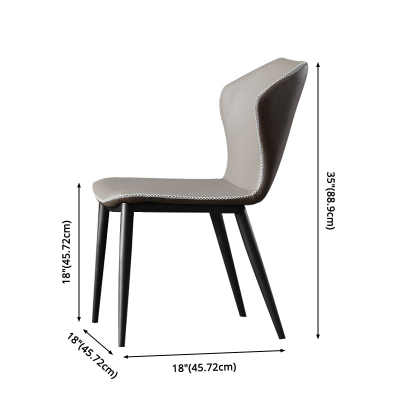 Modern Sintered Stone Table Set of 5/7 with Rectangle Table Dining Set with PU Leather Chairs Clearhalo 'Dining Room Sets' 'Dining Tables & Seating' 'dining_room_set' 'furn' 'furn_dining_room_set' 'Furniture' 'furniture_dining_room_set' 'Kitchen & Dining Furniture' 'kitchen&dining_furn' 'kitchen' 3413669