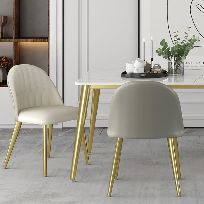 Minimalist Sintered Stone White Dining Set White Standard Dining Set for Kitchen Clearhalo 'Dining Room Sets' 'Dining Tables & Seating' 'dining_room_set' 'furn' 'furn_dining_room_set' 'Furniture' 'furniture_dining_room_set' 'Kitchen & Dining Furniture' 'kitchen&dining_furn' 'kitchen' 3413750