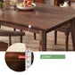 Minimalist Standard Solid Wood Dining Set Rectangle Shape for Kitchen Dining Set in Khaki Clearhalo 'Dining Room Sets' 'Dining Tables & Seating' 'dining_room_set' 'furn' 'furn_dining_room_set' 'Furniture' 'furniture_dining_room_set' 'Kitchen & Dining Furniture' 'kitchen&dining_furn' 'kitchen' 3413791