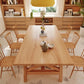 Modern Solid Wood Standard Dining Set Rectangle Shape Natural Dining Set for Kitchen Clearhalo 'Dining Room Sets' 'Dining Tables & Seating' 'dining_room_set' 'furn' 'furn_dining_room_set' 'Furniture' 'furniture_dining_room_set' 'Kitchen & Dining Furniture' 'kitchen&dining_furn' 'kitchen' 3413851