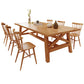 Modern Solid Wood Standard Dining Set Rectangle Shape Natural Dining Set for Kitchen Clearhalo 'Dining Room Sets' 'Dining Tables & Seating' 'dining_room_set' 'furn' 'furn_dining_room_set' 'Furniture' 'furniture_dining_room_set' 'Kitchen & Dining Furniture' 'kitchen&dining_furn' 'kitchen' 3413852