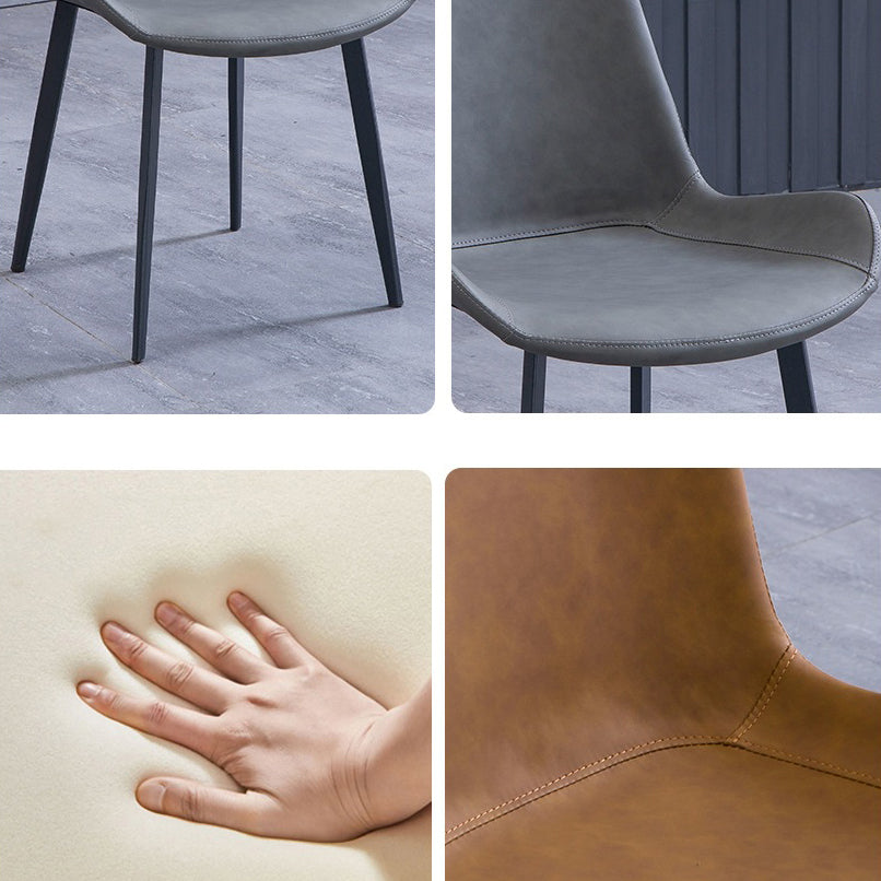 Modern Sintered Stone White Dining Set with Rectangle Table and Black Legs Dining Set Clearhalo 'Dining Room Sets' 'Dining Tables & Seating' 'dining_room_set' 'furn' 'furn_dining_room_set' 'Furniture' 'furniture_dining_room_set' 'Kitchen & Dining Furniture' 'kitchen&dining_furn' 'kitchen' 3413914