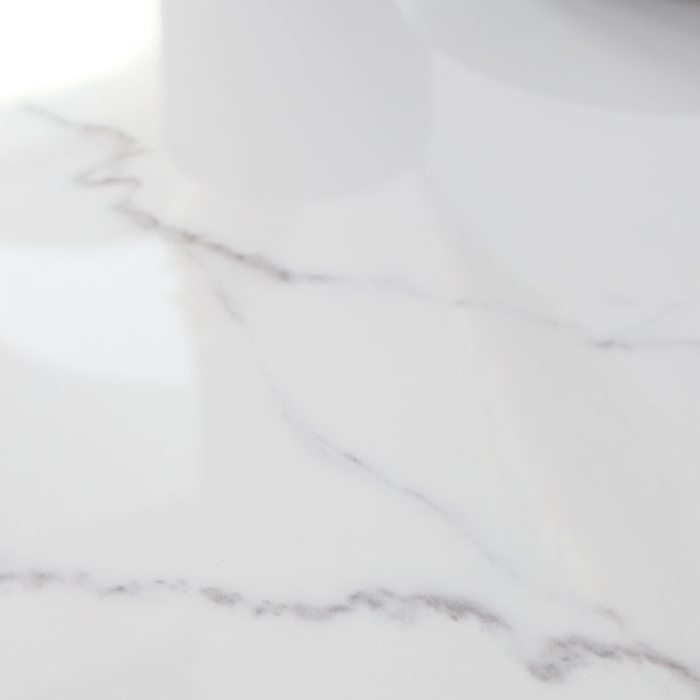 Modern Style Sintered Stone Dining Set with 4 Legs Fixed Table Dinette Set for Dining Room Clearhalo 'Dining Room Sets' 'Dining Tables & Seating' 'dining_room_set' 'furn' 'furn_dining_room_set' 'Furniture' 'furniture_dining_room_set' 'Kitchen & Dining Furniture' 'kitchen&dining_furn' 'kitchen' 3413973