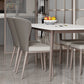 Modern Style Sintered Stone Dining Set with 4 Legs Fixed Table Dinette Set for Dining Room Clearhalo 'Dining Room Sets' 'Dining Tables & Seating' 'dining_room_set' 'furn' 'furn_dining_room_set' 'Furniture' 'furniture_dining_room_set' 'Kitchen & Dining Furniture' 'kitchen&dining_furn' 'kitchen' 3413981
