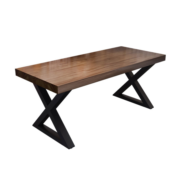 Industrial Style Solid Wood Top Dining Room Set with 4 Legs Table Dining Table Furniture Table Only Clearhalo 'Dining Room Sets' 'Dining Tables & Seating' 'dining_room_set' 'furn' 'furn_dining_room_set' 'Furniture' 'furniture_dining_room_set' 'Kitchen & Dining Furniture' 'kitchen&dining_furn' 'kitchen' 3413983