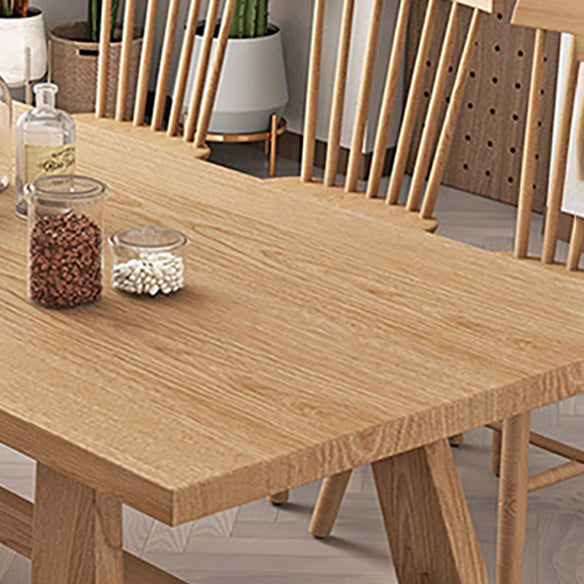 Modern Solid Wood Rectangle Dining¬†Room¬†Set Standard Height Home Dining Table Furniture Clearhalo 'Dining Room Sets' 'Dining Tables & Seating' 'dining_room_set' 'furn' 'furn_dining_room_set' 'Furniture' 'furniture_dining_room_set' 'Kitchen & Dining Furniture' 'kitchen&dining_furn' 'kitchen' 3414009