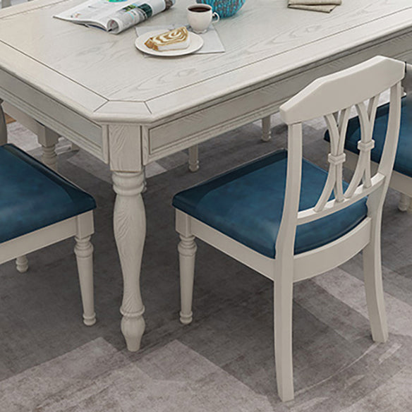 Traditional Solid Wood Dining Set Standard Height with 4 Legs Base Dining¬†Room¬†Set Clearhalo 'Dining Room Sets' 'Dining Tables & Seating' 'dining_room_set' 'furn' 'furn_dining_room_set' 'Furniture' 'furniture_dining_room_set' 'Kitchen & Dining Furniture' 'kitchen&dining_furn' 'kitchen' 3414082