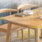 Modern Style Solid Wood Dining Room Set with Rectangle Shape Table and 4 Legs Base for Home Use Clearhalo 'Dining Room Sets' 'Dining Tables & Seating' 'dining_room_set' 'furn' 'furn_dining_room_set' 'Furniture' 'furniture_dining_room_set' 'Kitchen & Dining Furniture' 'kitchen&dining_furn' 'kitchen' 3422199