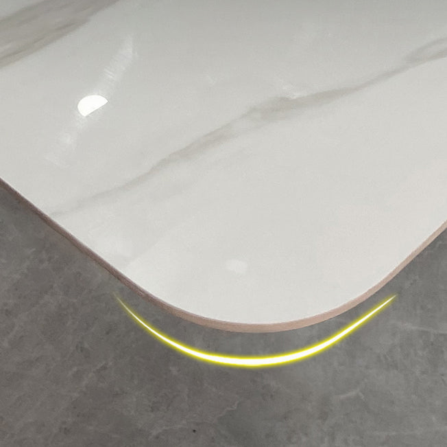 Modern White Slate Dining Set with Rectangle Table White Dining Set with 4 Legs Base Clearhalo 'Dining Room Sets' 'Dining Tables & Seating' 'dining_room_set' 'furn' 'furn_dining_room_set' 'Furniture' 'furniture_dining_room_set' 'Kitchen & Dining Furniture' 'kitchen&dining_furn' 'kitchen' 3422214