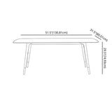 Modern White Slate Dining Set with Rectangle Table White Dining Set with 4 Legs Base Clearhalo 'Dining Room Sets' 'Dining Tables & Seating' 'dining_room_set' 'furn' 'furn_dining_room_set' 'Furniture' 'furniture_dining_room_set' 'Kitchen & Dining Furniture' 'kitchen&dining_furn' 'kitchen' 3422217