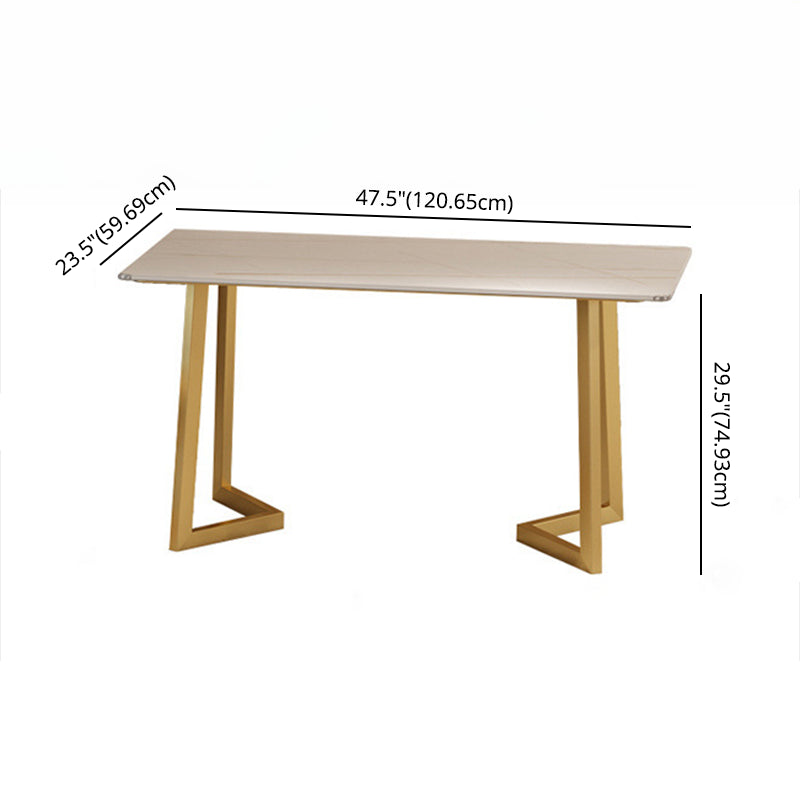Modern Standard White Dining Set Sintered Stone Rectangle Shape Dining Set for Kitchen Clearhalo 'Dining Room Sets' 'Dining Tables & Seating' 'dining_room_set' 'furn' 'furn_dining_room_set' 'Furniture' 'furniture_dining_room_set' 'Kitchen & Dining Furniture' 'kitchen&dining_furn' 'kitchen' 3422326