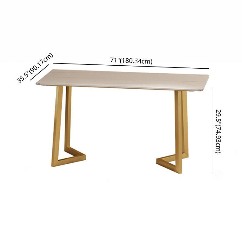 Modern Standard White Dining Set Sintered Stone Rectangle Shape Dining Set for Kitchen Clearhalo 'Dining Room Sets' 'Dining Tables & Seating' 'dining_room_set' 'furn' 'furn_dining_room_set' 'Furniture' 'furniture_dining_room_set' 'Kitchen & Dining Furniture' 'kitchen&dining_furn' 'kitchen' 3422329