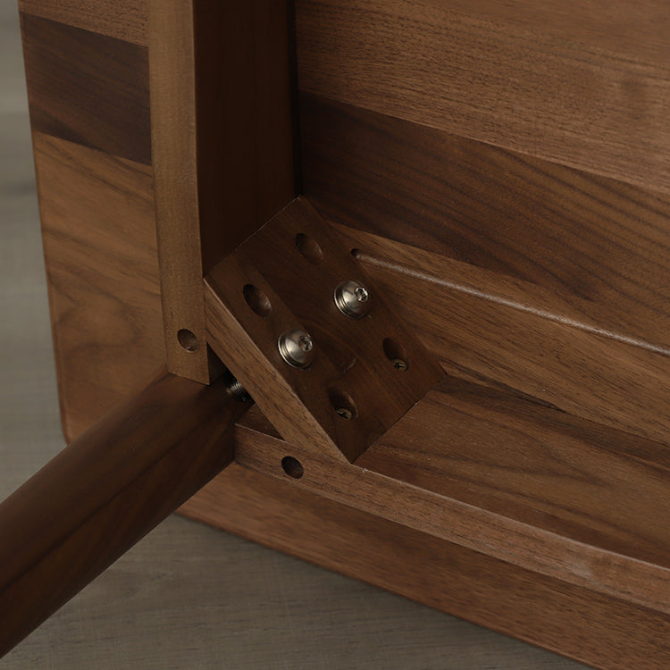 Contemporary Solid Wood Top Dining Room Furniture with Wooden 4 Legs Table Dinette Set Clearhalo 'Dining Room Sets' 'Dining Tables & Seating' 'dining_room_set' 'furn' 'furn_dining_room_set' 'Furniture' 'furniture_dining_room_set' 'Kitchen & Dining Furniture' 'kitchen&dining_furn' 'kitchen' 3422391