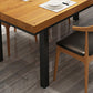 Industrial Style Solid Wood Dining¬†Room¬†Set with Rectangle Shape Dining Table Furniture Clearhalo 'Dining Room Sets' 'Dining Tables & Seating' 'dining_room_set' 'furn' 'furn_dining_room_set' 'Furniture' 'furniture_dining_room_set' 'Kitchen & Dining Furniture' 'kitchen&dining_furn' 'kitchen' 3422405
