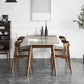 Modern Sintered Stone Table Set of 5/7 with Rectangle Table Dining Set with Woodern Chairs 7 Piece Set Clearhalo 'Dining Room Sets' 'Dining Tables & Seating' 'dining_room_set' 'furn' 'furn_dining_room_set' 'Furniture' 'furniture_dining_room_set' 'Kitchen & Dining Furniture' 'kitchen&dining_furn' 'kitchen' 3422443