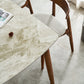 Modern Sintered Stone Table Set of 5/7 with Rectangle Table Dining Set with Woodern Chairs Clearhalo 'Dining Room Sets' 'Dining Tables & Seating' 'dining_room_set' 'furn' 'furn_dining_room_set' 'Furniture' 'furniture_dining_room_set' 'Kitchen & Dining Furniture' 'kitchen&dining_furn' 'kitchen' 3422448