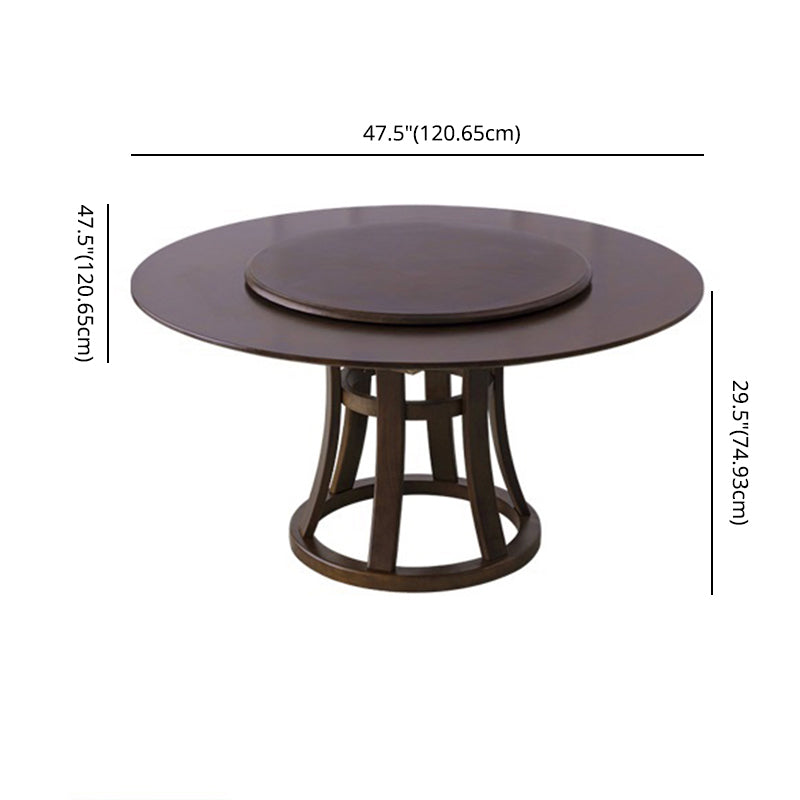 Round Traditional Standard Wood Dining Room Set of Rectangle Shape for Kitchen Table Set Clearhalo 'Dining Room Sets' 'Dining Tables & Seating' 'dining_room_set' 'furn' 'furn_dining_room_set' 'Furniture' 'furniture_dining_room_set' 'Kitchen & Dining Furniture' 'kitchen&dining_furn' 'kitchen' 3422467