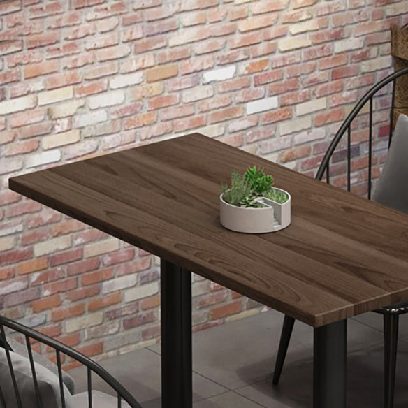 Industrial Style Solid Wood Top Dining¬†Room¬†Set with Rectangle Shape Dining Table Furniture Clearhalo 'Dining Room Sets' 'Dining Tables & Seating' 'dining_room_set' 'furn' 'furn_dining_room_set' 'Furniture' 'furniture_dining_room_set' 'Kitchen & Dining Furniture' 'kitchen&dining_furn' 'kitchen' 3422520