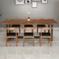 Industrial Style Solid Wood Top Dining Table Sets with Trestle Base Table Dining Table Furniture Clearhalo 'Dining Room Sets' 'Dining Tables & Seating' 'dining_room_set' 'furn' 'furn_dining_room_set' 'Furniture' 'furniture_dining_room_set' 'Kitchen & Dining Furniture' 'kitchen&dining_furn' 'kitchen' 3422591