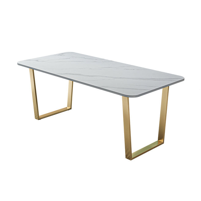 Rectangle Scandinavian Style Dining Room Set Sintered Stone Top Dining Furniture Set Clearhalo 'Dining Room Sets' 'Dining Tables & Seating' 'dining_room_set' 'furn' 'furn_dining_room_set' 'Furniture' 'furniture_dining_room_set' 'Kitchen & Dining Furniture' 'kitchen&dining_furn' 'kitchen' 3422606