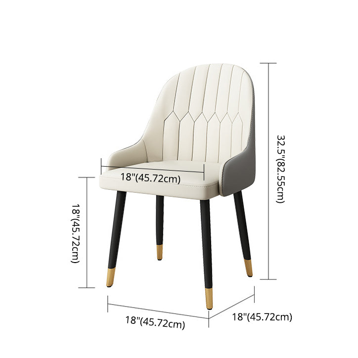 Modern Sintered Stone Table Set of 5/7 with Rectangle White Table Dining Set with PU Leather Chairs Clearhalo 'Dining Room Sets' 'Dining Tables & Seating' 'dining_room_set' 'furn' 'furn_dining_room_set' 'Furniture' 'furniture_dining_room_set' 'Kitchen & Dining Furniture' 'kitchen&dining_furn' 'kitchen' 3422633