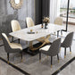Contemporary¬†Kitchen¬†Dining¬†Room¬†Set with¬†Rectangle Sintered Stone Top¬†Formal¬†Dining¬†Table¬†Furniture White 7 Piece Set Clearhalo 'Dining Room Sets' 'Dining Tables & Seating' 'dining_room_set' 'furn' 'furn_dining_room_set' 'Furniture' 'furniture_dining_room_set' 'Kitchen & Dining Furniture' 'kitchen&dining_furn' 'kitchen' 3422634