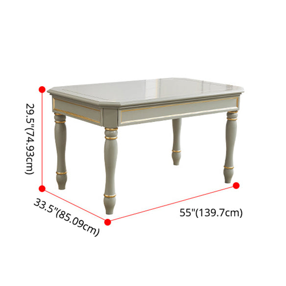Traditional Wooden Dining¬†Room¬†Set with Rectangle Table Home Dining Table Furniture Clearhalo 'Dining Room Sets' 'Dining Tables & Seating' 'dining_room_set' 'furn' 'furn_dining_room_set' 'Furniture' 'furniture_dining_room_set' 'Kitchen & Dining Furniture' 'kitchen&dining_furn' 'kitchen' 3422653