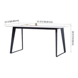 Modern Sintered Stone Dining Set White Multi Purpose Dining Table Furniture for Dining Room Clearhalo 'Dining Room Sets' 'Dining Tables & Seating' 'dining_room_set' 'furn' 'furn_dining_room_set' 'Furniture' 'furniture_dining_room_set' 'Kitchen & Dining Furniture' 'kitchen&dining_furn' 'kitchen' 3422727