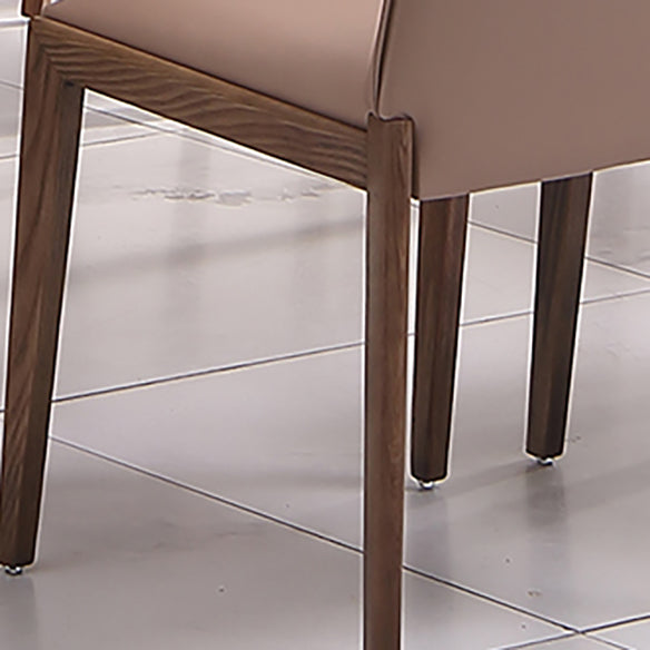 Modern Sintered Stone Dining Table Rectangular Dining Table with Four-leg Solid Wood Base Clearhalo 'Dining Room Sets' 'Dining Tables & Seating' 'dining_room_set' 'furn' 'furn_dining_room_set' 'Furniture' 'furniture_dining_room_set' 'Kitchen & Dining Furniture' 'kitchen&dining_furn' 'kitchen' 3422753