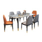 Scandinavian Solid Wood Frame Dining Table Rectangle Formal Dinette Set Kitchen Clearhalo 'Dining Room Sets' 'Dining Tables & Seating' 'dining_room_set' 'furn' 'furn_dining_room_set' 'Furniture' 'furniture_dining_room_set' 'Kitchen & Dining Furniture' 'kitchen&dining_furn' 'kitchen' 3422787