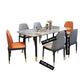 Scandinavian Solid Wood Frame Dining Table Rectangle Formal Dinette Set Kitchen Clearhalo 'Dining Room Sets' 'Dining Tables & Seating' 'dining_room_set' 'furn' 'furn_dining_room_set' 'Furniture' 'furniture_dining_room_set' 'Kitchen & Dining Furniture' 'kitchen&dining_furn' 'kitchen' 3422795