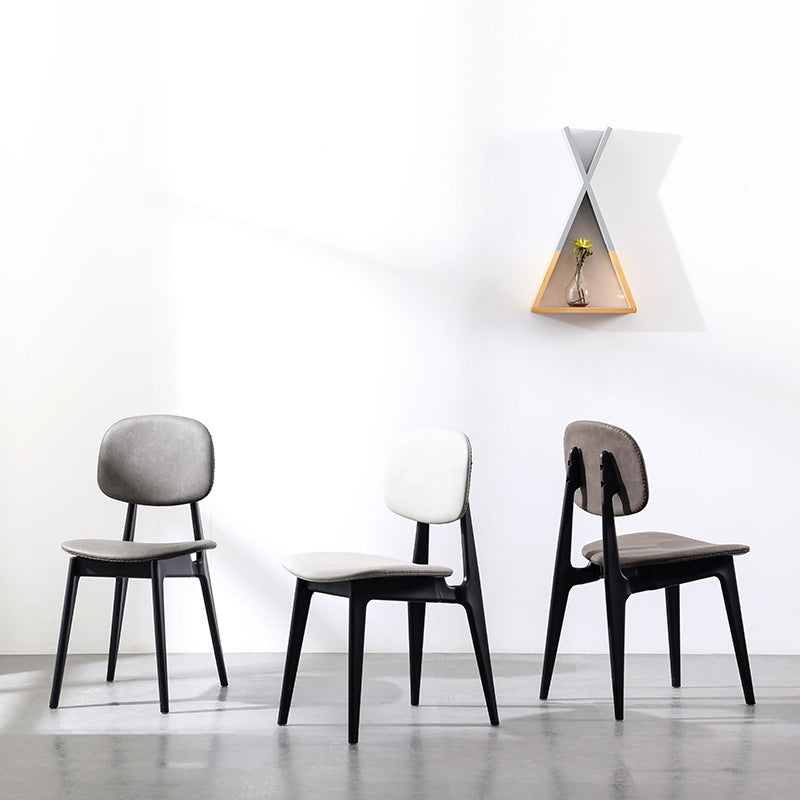 Modern Armless Dining Side Chair Indoor Open Back Chair with Metal Legs Clearhalo ' kitchen&dining_furn' 'Dining Chairs' 'Dining Tables & Seating' 'dining_chair' 'Furniture' 'furniture_dining_chair' 'Kitchen & Dining Furniture' 'kitchen' 3444968