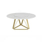 Modern Style Sintered Stone White Dining¬†Room¬†Set with Round Table Home Dining Table Furniture Clearhalo 'Dining Room Sets' 'Dining Tables & Seating' 'dining_room_set' 'furn' 'furn_dining_room_set' 'Furniture' 'furniture_dining_room_set' 'Kitchen & Dining Furniture' 'kitchen&dining_furn' 'kitchen' 3446811
